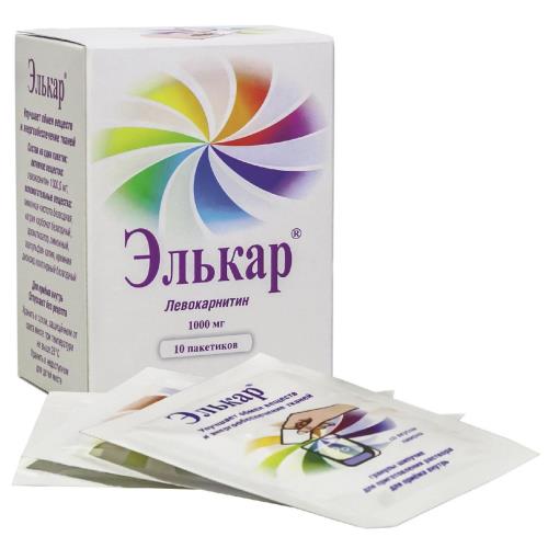 Изображение товара ЭЛЬКАР порошок для приготовления раствора внутрь 5 гр №10