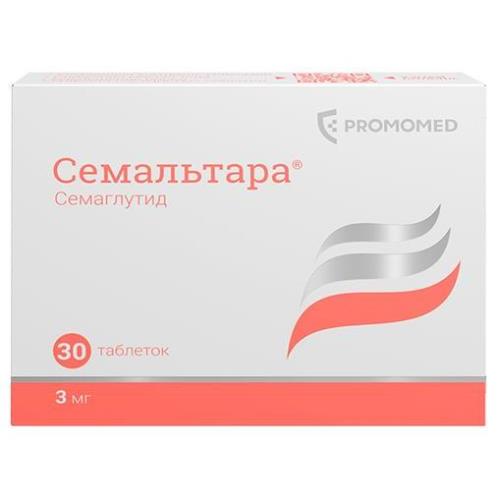 Изображение товара СЕМАЛЬТАРА табл. 3 мг №30 Изображение товара СЕМАЛЬТАРА табл. 3 мг №30