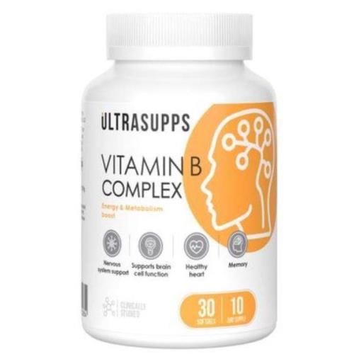 Изображение товара ULTRASUPPS Витамины группы B комплекс капс №30