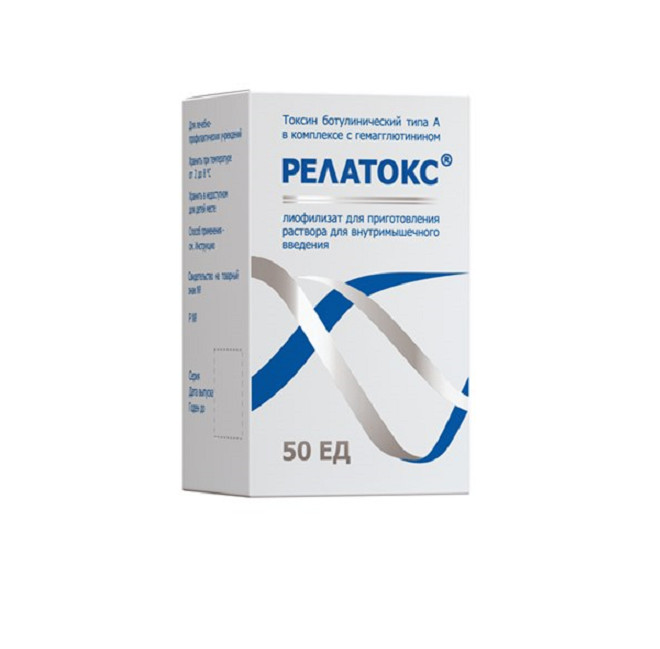 Изображение товара РЕЛАТОКС лиоф. для инъек 50 ЕД №1