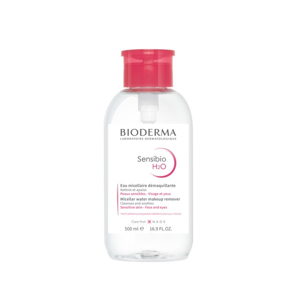 БИОДЕРМА (BIODERMA) СЕНСИБИО ВОДА МИЦЕЛЛЯРНАЯ 500 мл с помпой