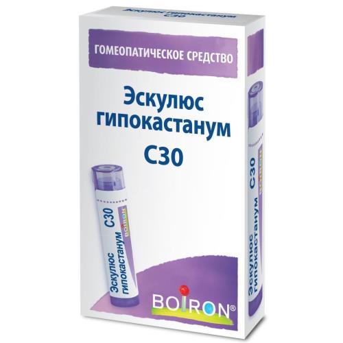 ЭСКУЛЮС ГИПОКАСТАНУМ С30 гранулы гомеопатич. 4 гр