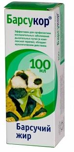 БАРСУКОР БАРСУЧИЙ ЖИР р-р внутр. 100 мл