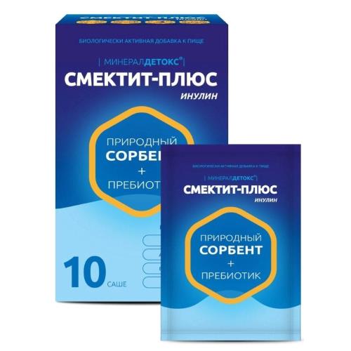 СМЕКТИТ-ПЛЮС ИНУЛИН пор. д/приг. сусп. пак. №10