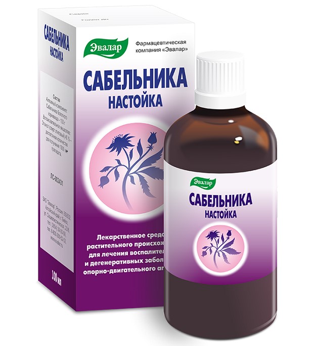 Изображение товара САБЕЛЬНИК ЭВАЛАР настойка фл. 50 мл