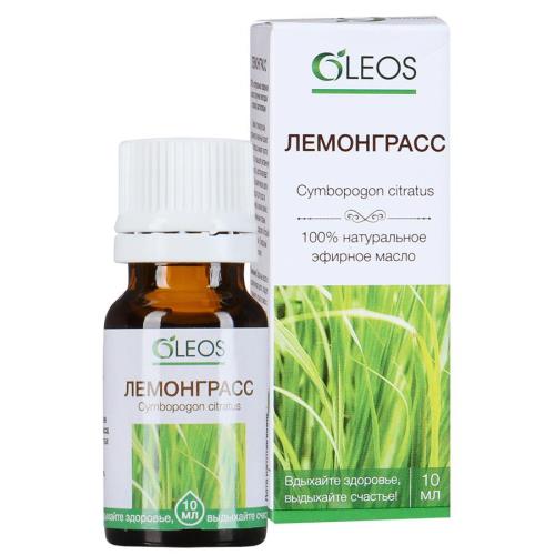 МАСЛО ЭФИРНОЕ ЛЕМОНГРАСС ОЛЕОС 10 мл