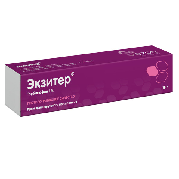 ЭКЗИТЕР крем 1% туба 15 гр