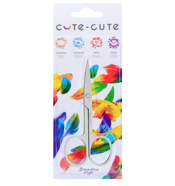 CUTE-CUTE НОЖНИЦЫ МАНИКЮРНЫЕ широкие
