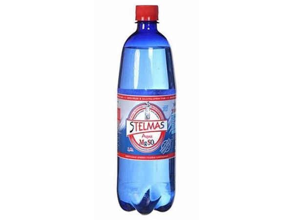 СТЭЛМАС MG ВОДА МИНЕРАЛЬНАЯ ГАЗИРОВАННАЯ пэт 1 л