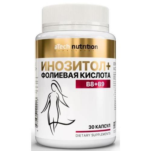 ATECH NUTRITION ИНОЗИТОЛ+ФОЛИЕВАЯ КИСЛОТА капс. №30
