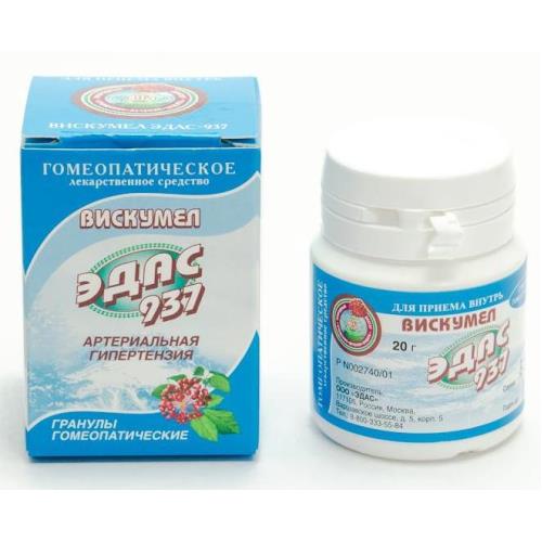 ЭДАС-937 (ВИСКУМЕЛ) гранулы гомеопатич. 20 гр