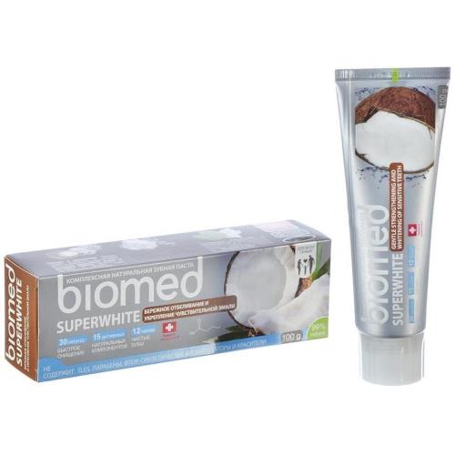 БИОМЕД (BIOMED) СУПЕРВАЙТ ЗУБНАЯ ПАСТА 100 гр