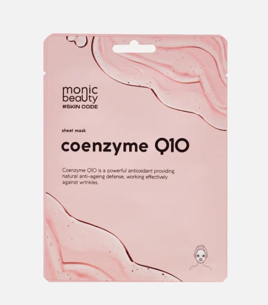 MONIC BEAUTY SKIN CODE МАСКА ТКАНЕВАЯ ДЛЯ ЛИЦА 25 мл коэнзим Q10