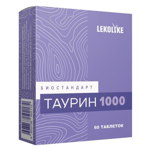 Изображение товара LEKOLIKE БИОСТАНДАРТ ТАУРИН табл. №60