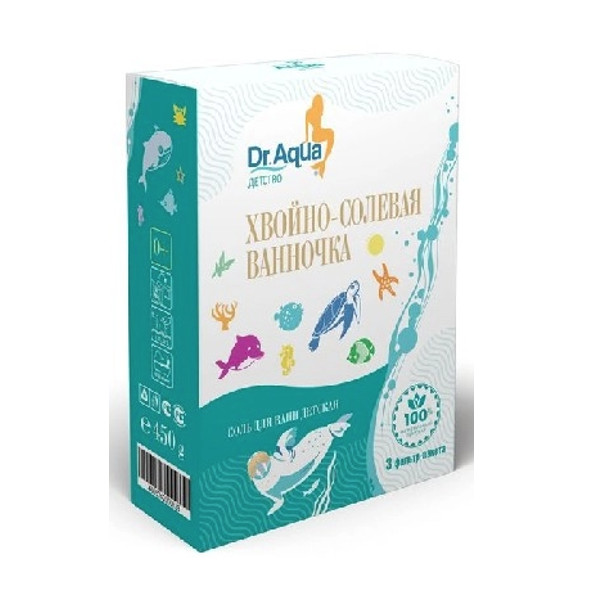 СОЛЬ ДЛЯ ВАНН ДЕТСКАЯ 450 гр хвоя