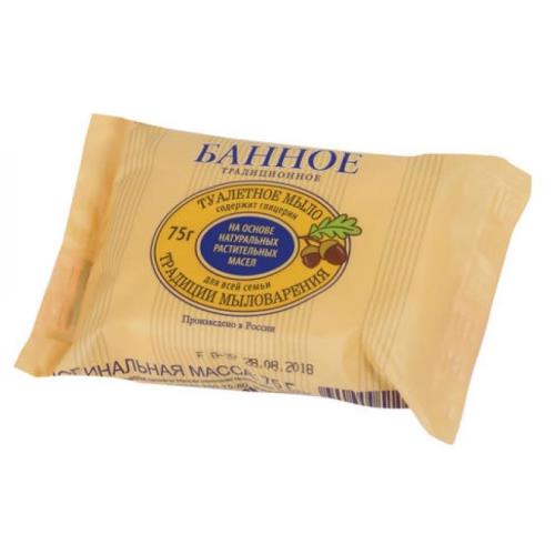 ТРАДИЦИОН. МЫЛО ТУАЛЕТНОЕ 75 гр банное
