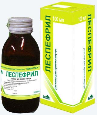 ЛЕСПЕФРИЛ р-р внутр. 100 мл