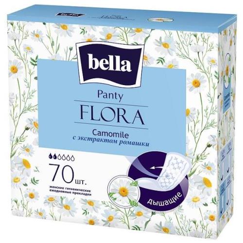 БЕЛЛА ПРОКЛАДКИ ЕЖЕДНЕВНЫЕ ПАНТИ FLORA CAMOMILE №70