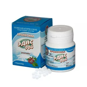 Изображение товара ЭДАС-904 (БРОНХОНАЛ) гранулы гомеопатич. 20 гр