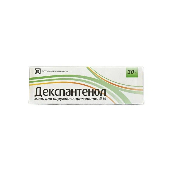 Изображение товара ДЕКСПАНТЕНОЛ мазь 5% туба 30 гр