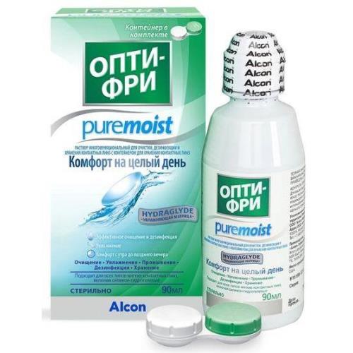 РАСТВОР ДЛЯ ЛИНЗ ОПТИ-ФРИ PURE MOIST 90 мл