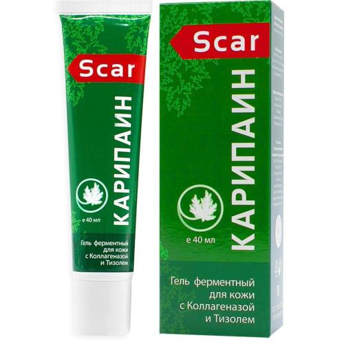 Изображение товара КАРИПАИН SCAR гель 40 мл