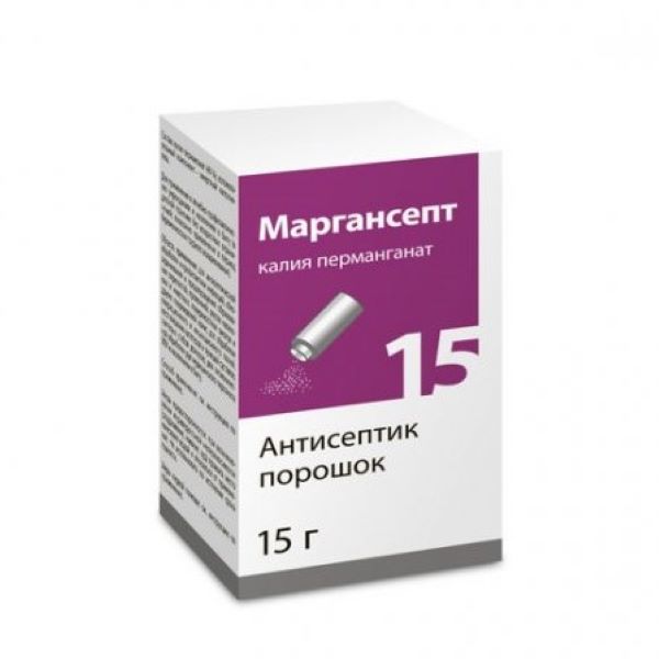 Изображение товара МАРГАНСЕПТ средство д/дезинфекции 15 гр