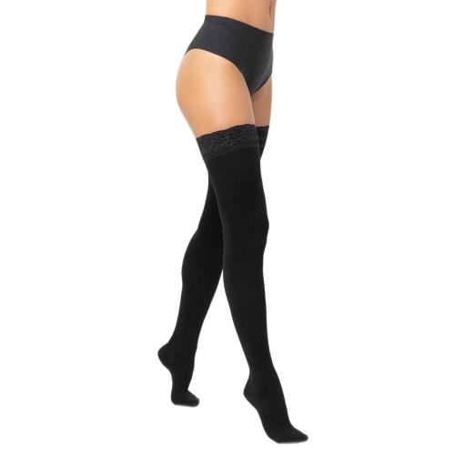 Изображение товара ЧУЛКИ КОМПРЕССИОННЫЕ ИНТЕКС черные 1 класс компр. р.L