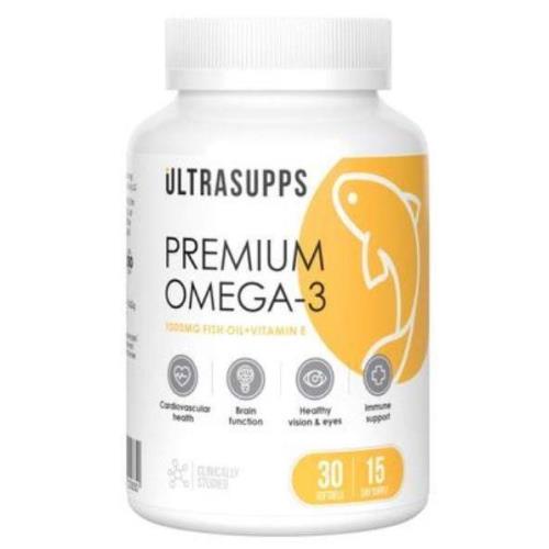 ULTRASUPPS ПРЕМИУМ ОМЕГА-3 капс. №30