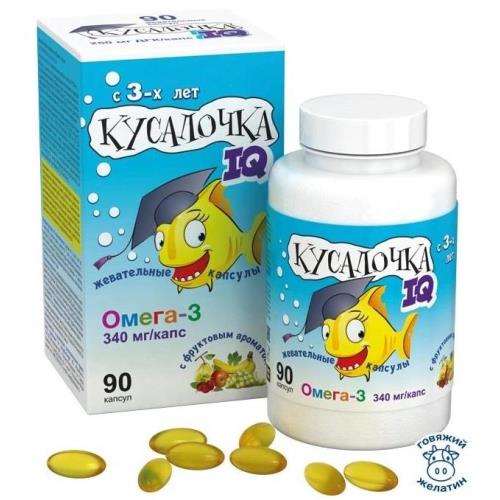 КУСАЛОЧКА IQ ОМЕГА-3 капс. №90