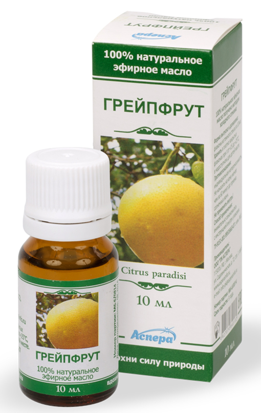 МАСЛО ЭФИРНОЕ ГРЕЙПФРУТ фл. 10 мл