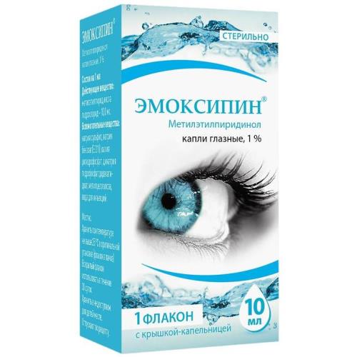 Изображение товара ЭМОКСИПИН капли глазные 1% фл. 10 мл