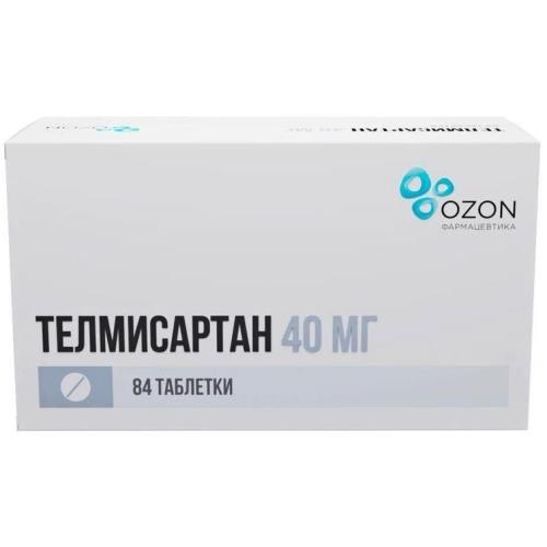 Изображение товара ТЕЛМИСАРТАН ОЗОН табл. 40 мг №84