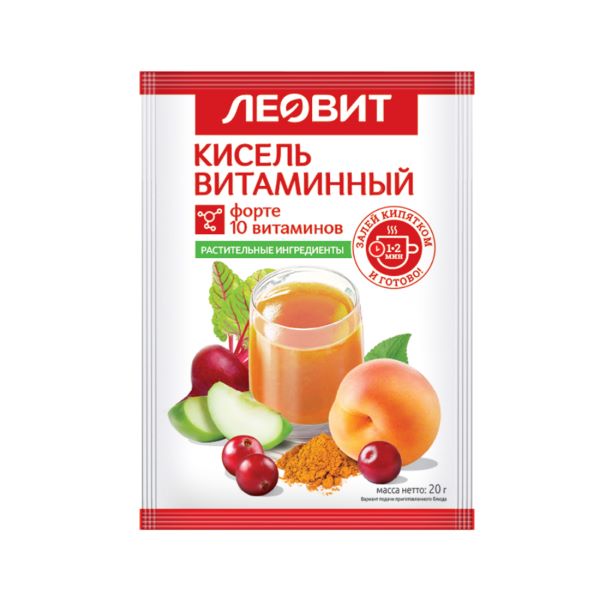 ЛЕОВИТ КИСЕЛЬ ВИТАМИННЫЙ ФОРТЕ 20 гр