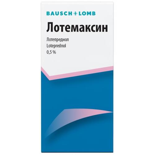 Изображение товара ЛОТЕМАКСИН капли глазные 0,5% фл.- кап. 5 мл Изображение товара ЛОТЕМАКСИН капли глазные 0,5% фл.- кап. 5 мл