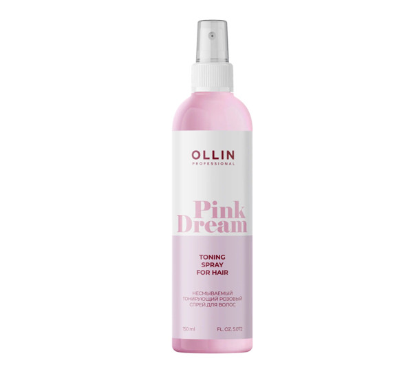 OLLIN PINK DREAM СПРЕЙ ДЛЯ ВОЛОС ТОНИРУЮЩИЙ 150 мл