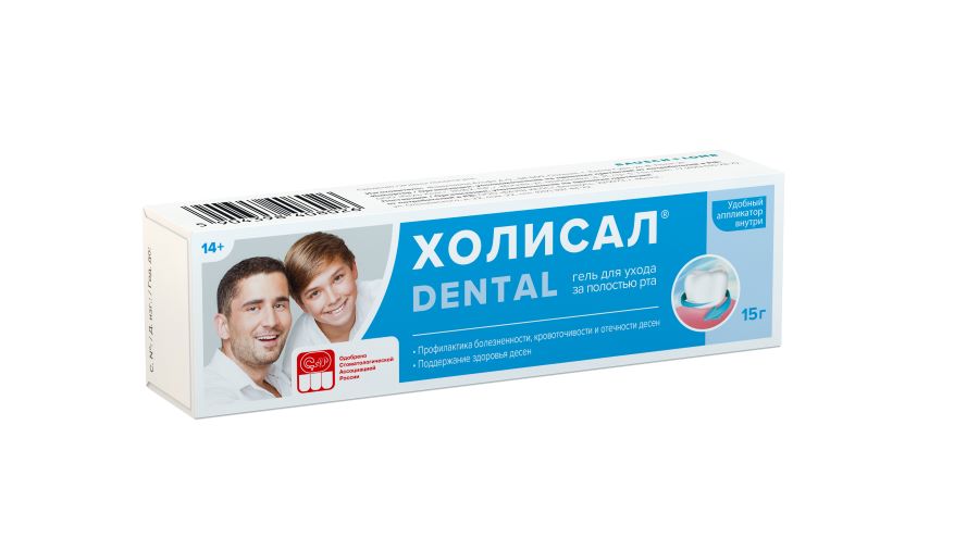 ХОЛИСАЛ DENTAL гель для десен туба 15 гр