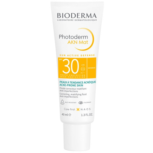 БИОДЕРМА (BIODERMA) ФОТОДЕРМ AKN ЭМУЛЬСИЯ СОЛНЦЕЗАЩИТНАЯ 40 мл SPF30