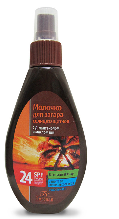 ФЛОРЕСАН СОЛНЕЧН. СЕРИЯ МОЛОЧКО ДЛЯ ЗАГАРА 160 мл SPF24 (ф-251)
