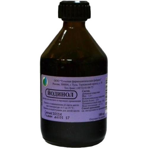 ЙОДИНОЛ ТУЛЬСКАЯ ФФ р-р наружный д/местн. прим фл. 100 мл