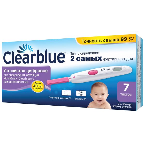 ТЕСТ НА ОВУЛЯЦИЮ КЛИАБЛУ (CLEARBLUE) DIGITAL №7