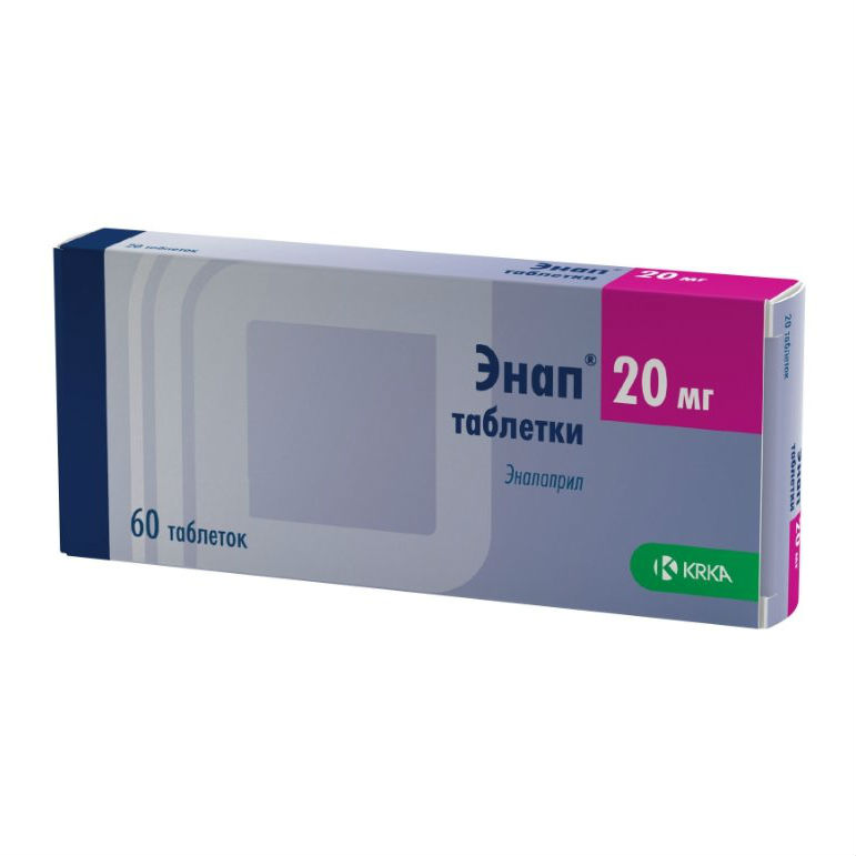 Изображение товара ЭНАП табл. 20 мг №60