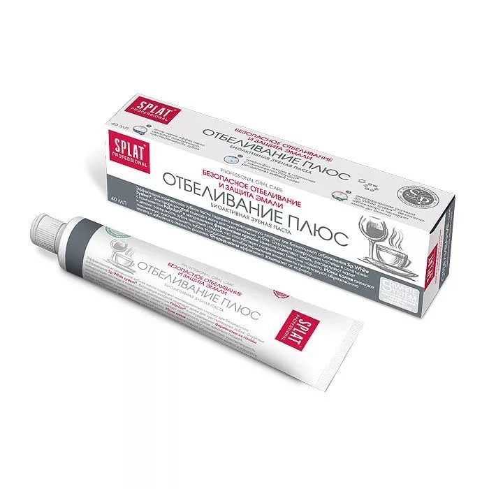 СПЛАТ ОТБЕЛИВАНИЕ ПЛЮС ЗУБНАЯ ПАСТА 40 мл