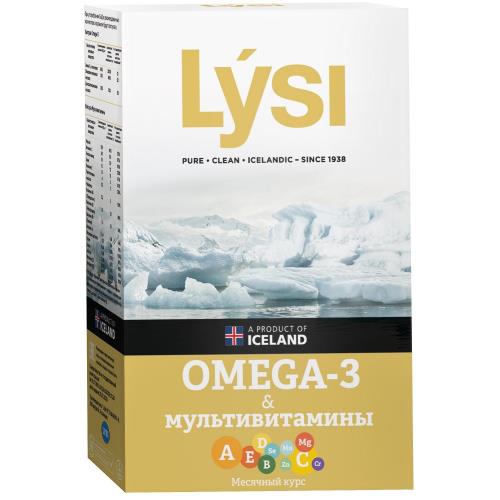 LYSI ОМЕГА-3 капс. мультивитамин №64