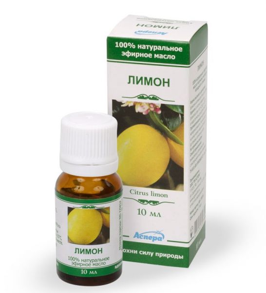 МАСЛО ЭФИРНОЕ ЛИМОН АСПЕРА 10 мл