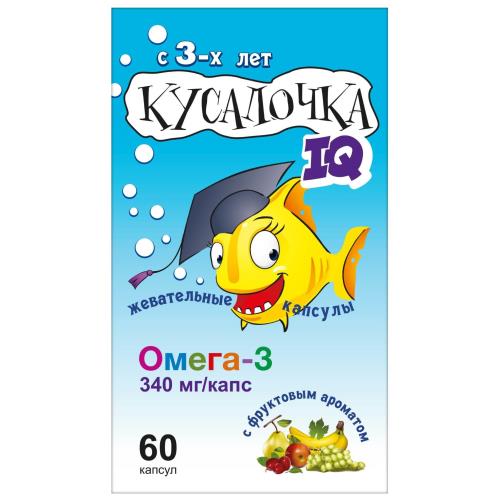 КУСАЛОЧКА IQ ОМЕГА-3 капс. №60