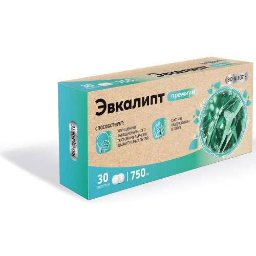 BIOFORTE ЭВКАЛИПТ ПРЕМИУМ табл. д/рассас. №30