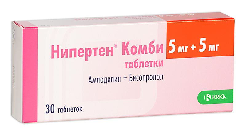 Изображение товара НИПЕРТЕН КОМБИ табл. 5+5 мг №30