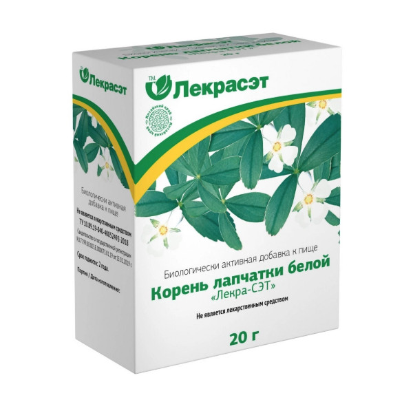 ФИТОЧАЙ ЛАПЧАТКА КОРНЕВИЩА 20 гр