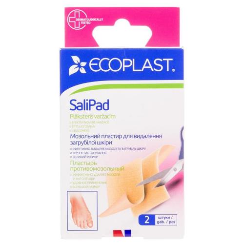 ЛЕЙКОПЛАСТЫРЬ МОЗОЛЬНЫЙ ЭКОПЛАСТ salipad 4см х 6см №2